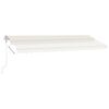 vidaXL Retractable Awning Cream