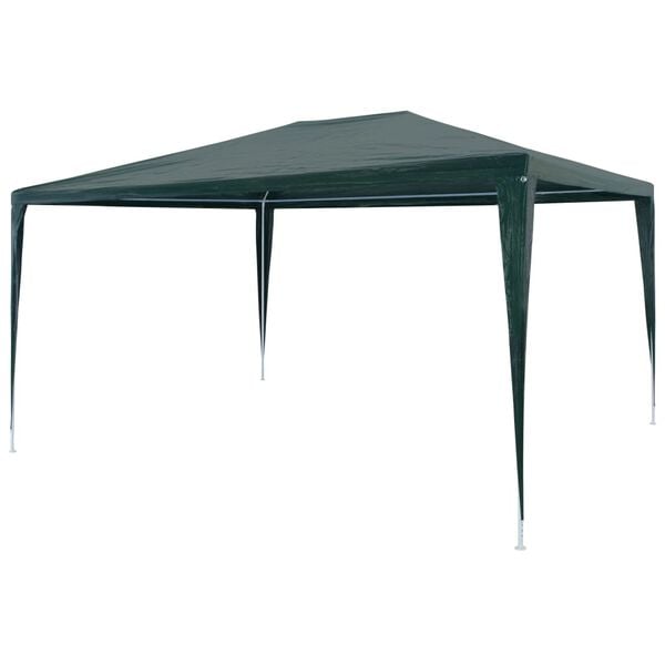 vidaXL Party Tent Green Polyethylene, Steel 10 x 13 ft