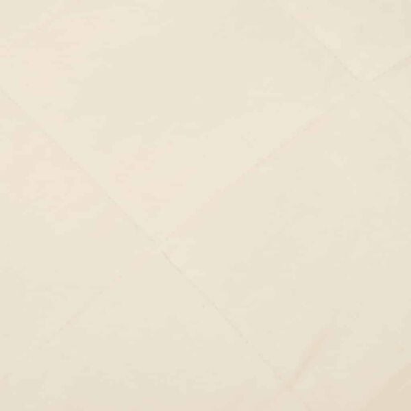 vidaXL Weighted Blanket Light cream 100% brushed polyester microfiber