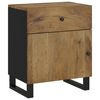 vidaXL Bedside Cabinet Honey Brown Solid mango wood 19.7x13.0x23.6 in