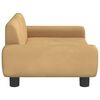 vidaXL Kids Sofa Brown 27.6x17.7x13.0" Velvet