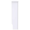 vidaXL Radiator Cover 2 pcs White 30.71 x 7.48 x 32.09 in