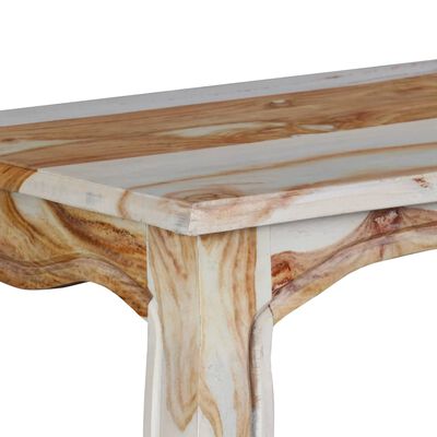 vidaXL Console Table Solid Sheesham Wood 43.3"x15.7"x29.9"