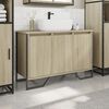 vidaXL Bathroom Sink Cabinet Sonoma Oak Engineered Wood Medium