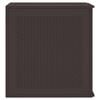 vidaXL Garden Storage Box Brown 55 x 53 x 57 cm Polypropylene