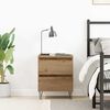 vidaXL Bedside Cabinet artisan oak 40 x 35 x 50 cm Engineered wood