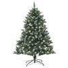 vidaXL Artificial Christmas Tree with 150 LEDs Green 59.06 in