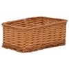 vidaXL Nesting Basket Set Brown Willow Small, Medium, Large, Extra Large