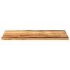 vidaXL Table Top 47.2"x27.6"x1.5" Rectangular Solid Wood Rough Mango