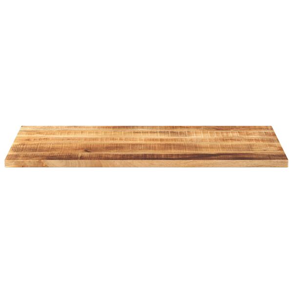 vidaXL Table Top 47.2"x27.6"x1.5" Rectangular Solid Wood Rough Mango