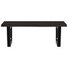 vidaXL Basin Shelf Wall Mounted Steel and Solid Wood Oak