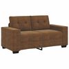 vidaXL Loveseat Sofa with Cushion Brown Faux leather