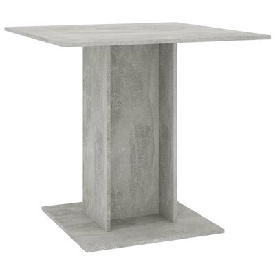 vidaXL Dining Table Concrete Gray 31.5"x31.5"x29.5" Engineered Wood