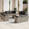 vidaXL Garden Sofa Set Light Grey
