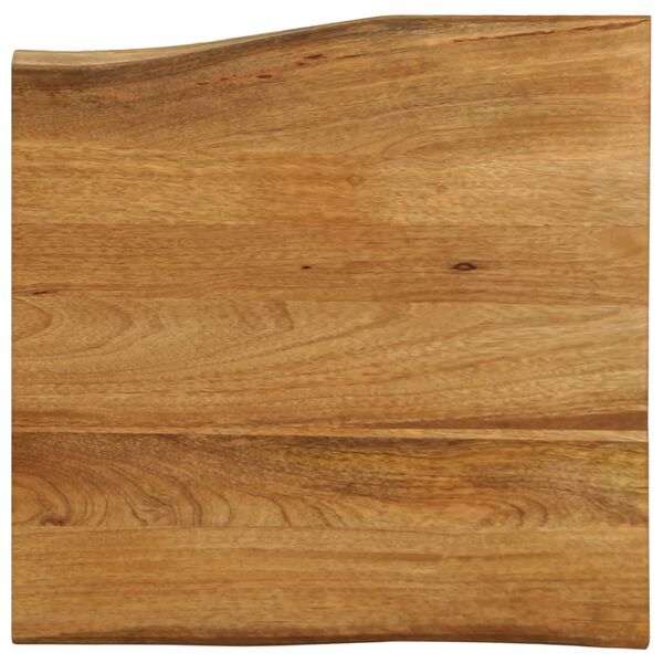 vidaXL Table Top 31.5"x31.5"x1.5" Live Edge Solid Wood Mango