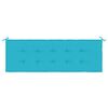 vidaXL Patio Bench Cushion Turquoise 59.1x19.7x1.6" Oxford Fabric