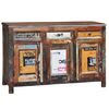 vidaXL Vintage Cabinet Multi-color Reclaimed solid wood Medium