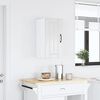 vidaXL Kitchen Wall Cabinet High gloss white Engineered wood Medium