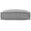 vidaXL Cushion Grey 19.69 x 19.69 x 4.72 in Oxford Fabric