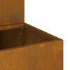 vidaXL Garden Planter Rusty 39.37 x 23.62 x 17.72 in Weathering Steel