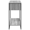 vidaXL Console Table Grey Sonoma Engineered wood 39.4 x 13.8 x 29.3 in