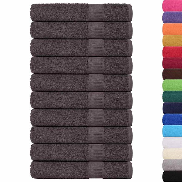vidaXL Towel Set of 25 Anthracite 100% Cotton 39.4 x 78.7 in Towel