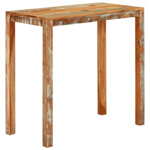 vidaXL Bar Table Multicolor Solid reclaimed wood Medium Durable
