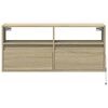 vidaXL TV Wall Cabinet Sonoma Oak Engineered Wood 39.4 in length