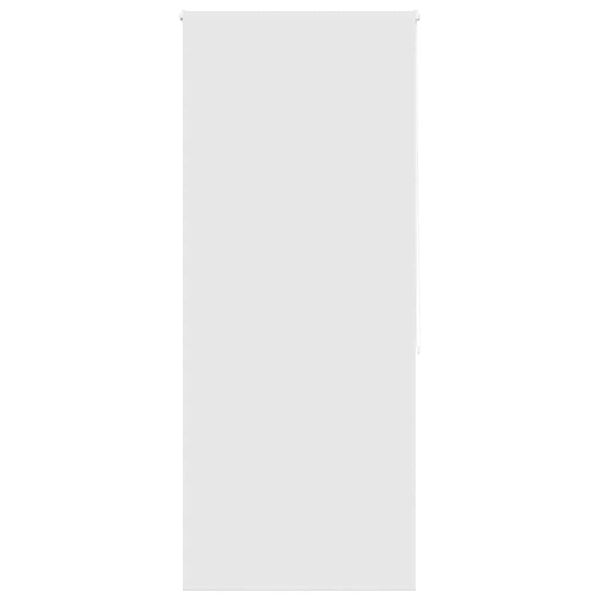 vidaXL Shower Roller Blind White PEVA 35.4x94.5 in Adjustable Armrests