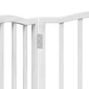 vidaXL Dog Gate Set of 3 White Poplar wood Medium Foldable Dog Gate