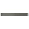 vidaXL Garden Raised Bed Grey Powder-coated steel Large Tough