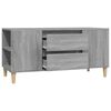 vidaXL TV Cabinet Grey Sonoma Engineered wood Medium TV Cabinet