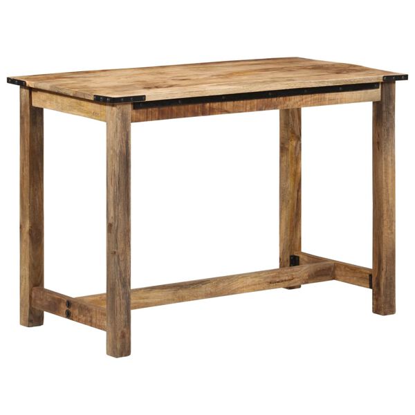vidaXL Dining Table 43.3"x21.7"x29.5" Solid Wood Mango