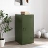 vidaXL Sideboard Olive Green Cold-rolled steel Medium Sideboard