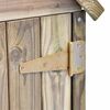 vidaXL Tool Shed Natural Pinewood Treated Pinewood Large Garden Shed