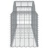 vidaXL Gabion Basket Set of 50 Silver Galvanized iron Large Durable