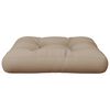 vidaXL Pallet Cushion Taupe 100% Polyester 7.8" x 7.8" x 1.9