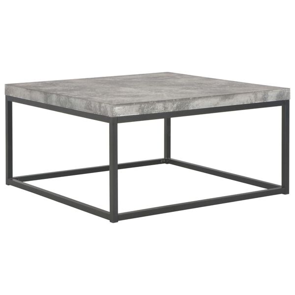 vidaXL Coffee Table Concrete gray MDF Medium Durable Coffee Table