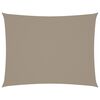 vidaXL Sunshade Sail Oxford Fabric Rectangular 19.7x26.2' Taupe