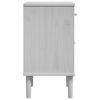 vidaXL Bedside Cabinet White