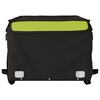 vidaXL Bike Trailer Black and Green 99.2 lb Iron