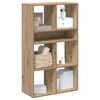 vidaXL Book Cabinet Artisan Oak Engineered Wood Tall Bookshelf Durable