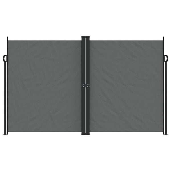 vidaXL Retractable Side Awning Anthracite