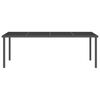 vidaXL 11 Piece Patio Dining Set Steel