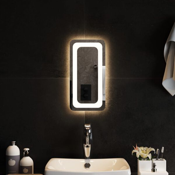 vidaXL LED Bathroom Mirror 7.9"x15.7"