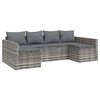 vidaXL Garden Lounge Set Grey, Anthracite