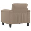 vidaXL Sofa Chair Taupe Microfiber fabric (100% polyester), metal, plywood