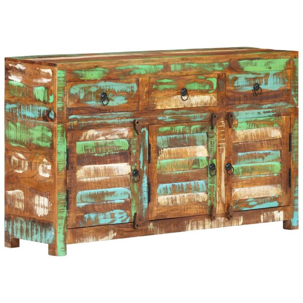 vidaXL Sideboard Multicolor Reclaimed wood with various woods Medium