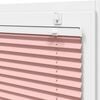 vidaXL Pleated Blind Pink 100% polyester 27.6 x 59.1 in