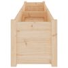 vidaXL Planter Natural Wood Solid Pinewood Large Durable Planter